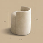 Load image into Gallery viewer, Modern 6-Drawer Dresser with Sculpted Front Panels & Walnut Vanity Top Minimalist Makeup Vanity Storage Cabinet