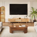 Load image into Gallery viewer, Natural Harmony Living Room Set Rattan TV Console & Lift-Top Coffee Table