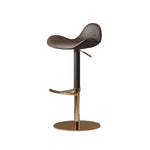 Load image into Gallery viewer, 1-Piece Modern Adjustable Swivel Bar Stool with Faux Leather Seat Chrome Base