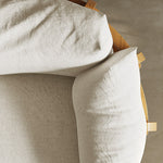 Load image into Gallery viewer, Modern Solid Wood 360° Swivel Lounge Chair with Cushions and Sculptural Frame