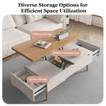 Load image into Gallery viewer, Lift-Top Multifunctional Coffee Table Smart Storage & Modern Design
