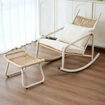 Load image into Gallery viewer, Outdoor Woven Rocking Chair with Cushions