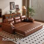 Load image into Gallery viewer, 89.7'' Cat Scratch-Resistant Sofa Bed Hidden Storage Convertible Design Durable Comfort