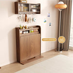 Load image into Gallery viewer, 62'' Foldable Multifunctional Dining Table Integrated Storage Solid Wood Texture Multi-Scene Fit