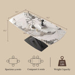 Load image into Gallery viewer, 46.8"-70.2" Versatile Elegant Extending Dining Table with Rotating Top Perfect for Modern Living Spaces