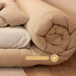 Load image into Gallery viewer, Minimalist Japanese-Style Tatami Bed Fabric Steel-Wood Slatted Frame