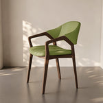Load image into Gallery viewer, Set of 2 Modern Wooden Dining Chair with Upholstered Seat Mid Century Armchair Solid Wood Frame Minimalist Design