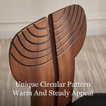Load image into Gallery viewer, Modern Artistic Dining Chair Set of 2 Solid Wood Frame Upholstered Seat Carved Back Accent Chair