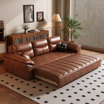 Load image into Gallery viewer, 89.7'' Cat Scratch-Resistant Sofa Bed Hidden Storage Convertible Design Durable Comfort