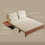 Load image into Gallery viewer, Modern Folding Sofa Bed Convertible Sofa Bed with Wooden Frame for Multi-Functional Living Spaces