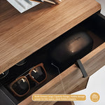 Load image into Gallery viewer, Modern Rotating Nightstand with 3 Spacious Drawers