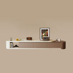 Load image into Gallery viewer, Modern Extendable TV Cabinet with Rounded Edges 3-Drawer Storage