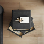 Load image into Gallery viewer, Modern Rotating Nightstand with 3 Spacious Drawers