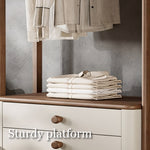Load image into Gallery viewer, Coat Rack with Storage Drawers Modern Minimalist Design Versatile Hanging Storage Solution