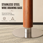 Load image into Gallery viewer, 31.49" Modern Round Dining & Conversation Table with Marble-Effect Top and Stainless Steel Base