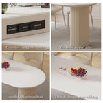 Load image into Gallery viewer, White Extendable Multi-Function Kitchen Island with Storage & Built-In Power Outlets