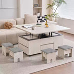 Load image into Gallery viewer, Multifunctional Lift-Top Coffee Table 2-in-1 Dining and Work Desk for Small Spaces