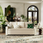 Load image into Gallery viewer, 83'' 3-Seater Pull-Out Sleeper Sofa with Storage & USB Port