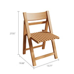 Load image into Gallery viewer, 4PCS Solid Wood Folding Dining Chair Modern Minimalist Style Multi-functional Design