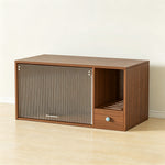 Load image into Gallery viewer, Modern Modular Storage Cabinet Pet Friendly Sideboard Multi Functional Cabinet