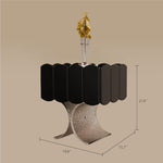 Load image into Gallery viewer, Art-Inspired Smart Nightstand with Curved Design and Motion Sensor LED Light