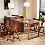 Load image into Gallery viewer, 73'' Murphy Fold-Out Dining Table with Sintered Stone Top Space-Saving