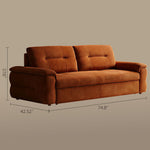 Load image into Gallery viewer, 74.8" Modern Pull-Out Sofa Bed with Plush Upholstery Cozy Convertible Couch for Living Rooms