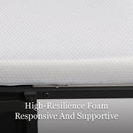 Load image into Gallery viewer, 66.9'' Modern Fabric Pull Out Sofa Bed with Mattress Convertible Sleeper Couch with Metal Frame Upholstered Loveseat