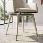 Load image into Gallery viewer, Stain Resistant Faux Leather Dual Color Modern Accent Dining Chair 1 Piece