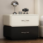 Load image into Gallery viewer, Modern Two-Tone Bedside Table with Soft Rounded Edges and Drawer Storage