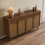 Load image into Gallery viewer, 59'' Modern Wooden Sideboard with Fluted Detail Minimalist Storage Cabinet