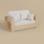 Load image into Gallery viewer, Modern Multifunctional Sofa Bed with Electric Lift Coffee Table & Storage