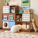 Load image into Gallery viewer, Modern Modular Storage Cabinet Pet Friendly Sideboard Multi Functional Cabinet