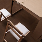 Load image into Gallery viewer, 73" Freestanding Murphy Dining Table with Sintered Stone Cabinet Top