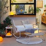 Load image into Gallery viewer, Outdoor Woven Rocking Chair with Cushions
