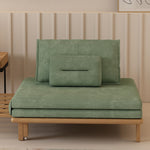 Load image into Gallery viewer, Stylish Minimalist Green Lounge Sofa Wooden Frame