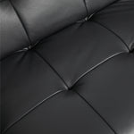 Load image into Gallery viewer, 130.7'' Modern Power Reclining Sectional Sofa Black Genuine Leather Deep Seat Electric Lounge Sofa with Chaise