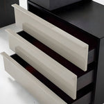 Load image into Gallery viewer, Gray Makeup Vanity Table with Mirror and Stool Storage Drawers