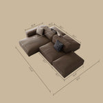 Load image into Gallery viewer, Modern Modular Top-Grain Leather Sectional Sofa