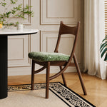 Load image into Gallery viewer, Artistic Curved Leg Solid Hardwood Dining Chair 1 Piece