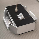 Load image into Gallery viewer, Modern Lift-Top Convertible Coffee Table with Storage & Dining Function