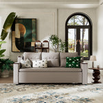 Load image into Gallery viewer, 83'' 3-Seater Pull-Out Sleeper Sofa with Storage & USB Port