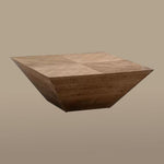 Load image into Gallery viewer, 35" Wabi-Sabi Vintage Distressed Square Coffee Table Artistic Rustic
