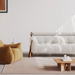 Load image into Gallery viewer, Modern Bouclé Upholstered Wooden Frame Lounge Sofa
