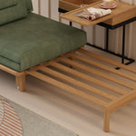 Load image into Gallery viewer, Stylish Minimalist Green Lounge Sofa Wooden Frame