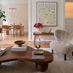 Load image into Gallery viewer, Modern Organic Wooden Coffee Table with Sculptural Legs Contemporary Wood Accent Table for Living Room