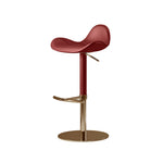 Load image into Gallery viewer, 1-Piece Modern Adjustable Swivel Bar Stool with Faux Leather Seat Chrome Base