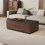 Load image into Gallery viewer, Modern Lift-Top Multifunctional Coffee Table with Storage & Dining Function