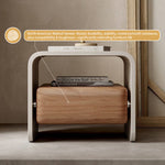 Load image into Gallery viewer, Sleek Modern Nightstand with Curved Edges Wooden Storage Drawer