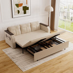 Load image into Gallery viewer, 83'' Modern Convertible Sofa Bed with Storage Contemporary Upholstered Sleeper Sofa